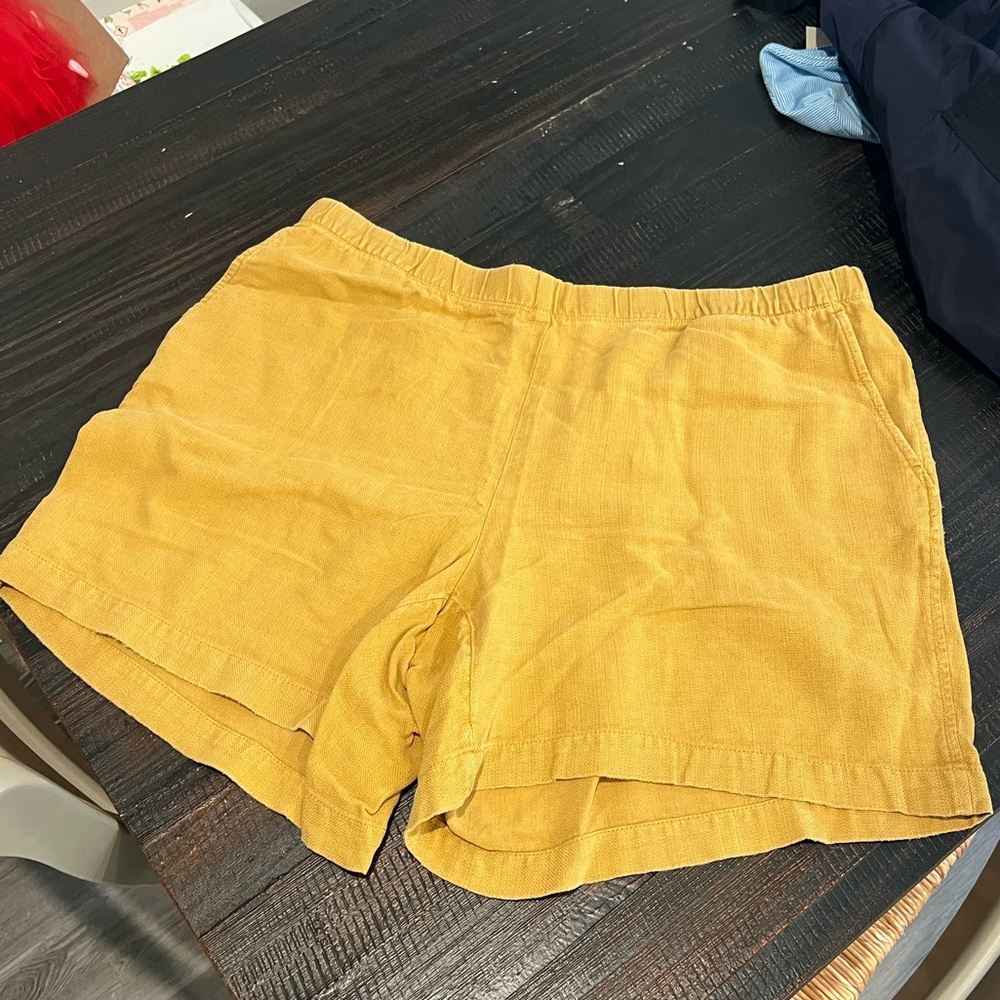 Purejill mustard khaki shorts